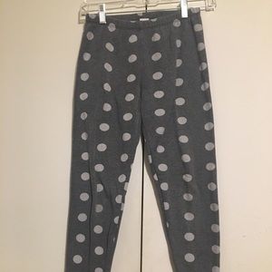 Girl’s Gap Kids XXL Grey and White Dot Leggings